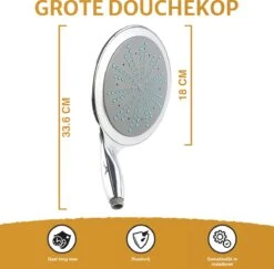Grote Douchekop - 18cm - Levay ® 10 Grote Douchekop - 18cm - Levay ® -Badkamer Wijs 1200x1180 5