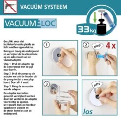 WENKO Vacuum-Loc Doucherek Chroom - Bevestigen Zonder Boren 28 WENKO Vacuum-Loc Doucherek Chroom - Bevestigen Zonder Boren -Badkamer Wijs 1200x1182 10