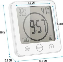 Podec Douchetimer Douche Klok 5 Minuten Showertimer Waterbesparend -Badkamer Wijs 1200x1182 13