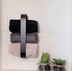 Rh!no Handdoekrek 25 Cm Zonder Boren | Handdoekhouder | Handdoekrek Zwart | Vaatdoekhouder | Handdoek Stang | Zelfklevend | Ophangen Zonder Boren | Doucherek | Handdoekrek Badkamer | Gastendoekhouder | Handdoekhouders | Badkameraccesoires -Badkamer Wijs 1200x1182 5