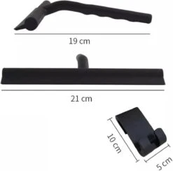 Minismus Douchewisser Zwart Met Ophanghaak - Raamwisser - Trekker Douche - Douchewissers - Raamtrekker - Douchetrekker -Badkamer Wijs 1200x1183 5