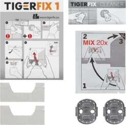 Tiger TigerFix Type 1 - Tiger Accessoires Monteren Zónder Boren -Badkamer Wijs 1200x1184 1