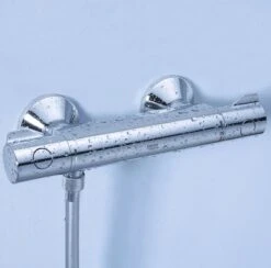 GROHE Grohtherm 800 Thermostatische Waterbesparende Douchekraan - EcoJoy® - 15 Cm - Met Koppelingen - Chroom -Badkamer Wijs 1200x1186 12