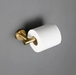 Toiletrolhouder Goud - WC Rolhouder - Closetrolhouder - Wc Rol Houder - WC Papier Houder - Geborsteld - Messing -Badkamer Wijs 1200x1189 11