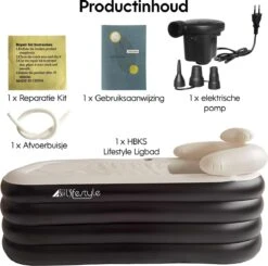 HBKS Lifestyle Bad – Opblaasbaar Ligbad – Bath Bucket – Zitbad Voor Volwassenen - Ijsbad Wim Hof Methode - Badkuip – Ice Bath – Zwart 13 HBKS Lifestyle Bad – Opblaasbaar Ligbad – Bath Bucket – Zitbad Voor Volwassenen - Ijsbad Wim Hof Methode - Badkuip – Ice Bath – Zwart -Badkamer Wijs 1200x1189 23