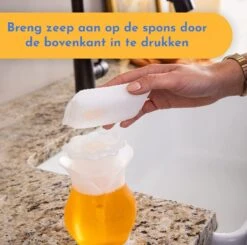 Scrub Daddy Zeepdispenser - Duel Action Soap Dispenser - Wonder WashUp -Badkamer Wijs 1200x1191 15