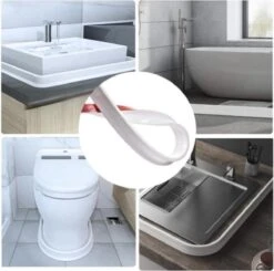 Waterkering Douche - Dorpel - Water Stopper - Dorpelstrip - Water Barrière Strip - Douche Dorpel - Anti Overstromend Water - 1 Meter -Badkamer Wijs 1200x1191 20
