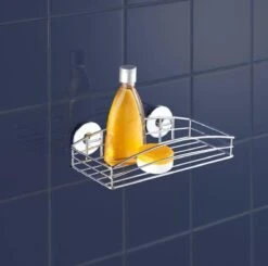 WENKO Vacuum-Loc Doucherek Chroom - Bevestigen Zonder Boren 35 WENKO Vacuum-Loc Doucherek Chroom - Bevestigen Zonder Boren -Badkamer Wijs 1200x1192 3