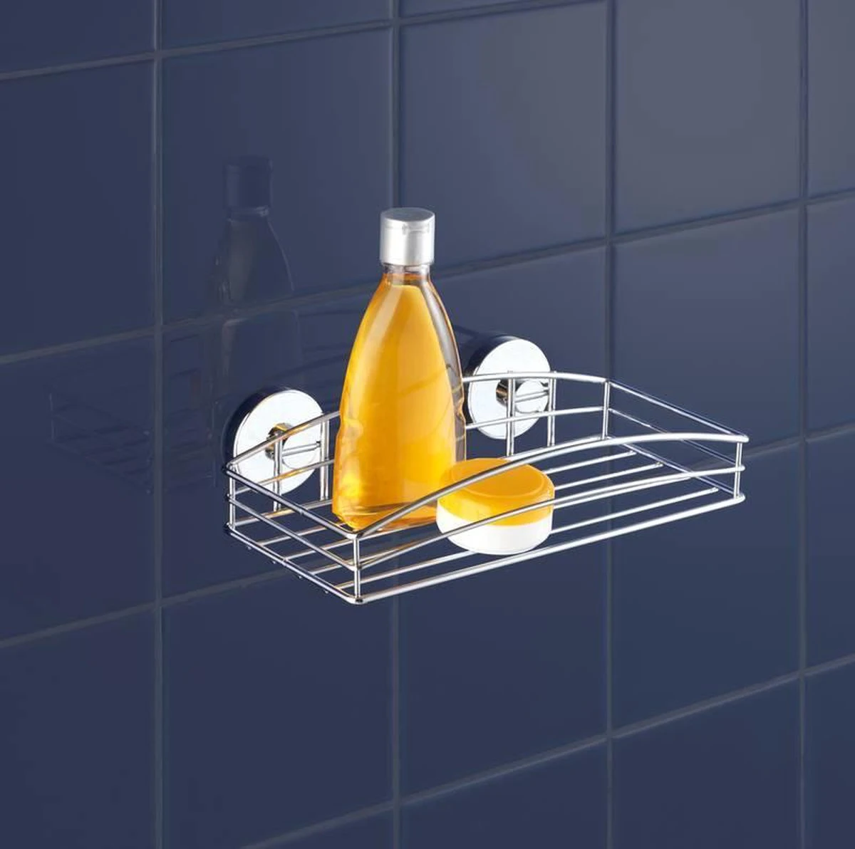 WENKO Vacuum-Loc Doucherek Chroom - Bevestigen Zonder Boren 17 WENKO Vacuum-Loc Doucherek Chroom - Bevestigen Zonder Boren - Afbeelding 15