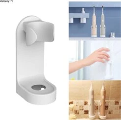 Merkloos Elektrische Tandenborstelhouder - Wit -Badkamer Wijs 1200x1192 4