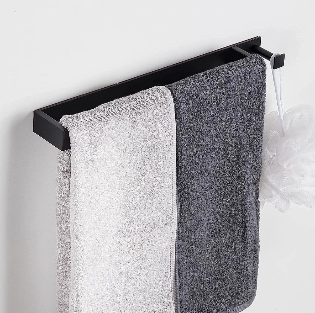 Home4u® - Handdoekrek Badkamer - Handdoekstang - Handdoekenrek Badkamer - 40CM - Met Hanger 9 Home4u® - Handdoekrek Badkamer - Handdoekstang - Handdoekenrek Badkamer - 40CM - Met Hanger - Afbeelding 7