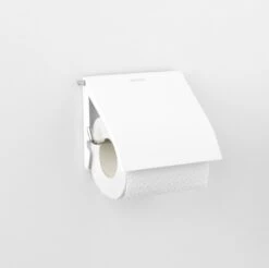 Brabantia ReNew WC Rolhouder - Met Klep - White -Badkamer Wijs 1200x1193 9