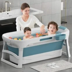 Simple Fix Zitbad - 138cm - Opvouwbaar Bad - Bath Bucket - Zitbad Voor Volwassenen - 220L - Extra Lang - Blauw -Badkamer Wijs 1200x1194 1