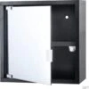 Differnz Spiegelkastje - Badkamerkast - Medicijnkastje - Kubuskast - Spiegelkast - Zwart - 30 X 30 X 12 Cm -Badkamer Wijs 1200x1194 21