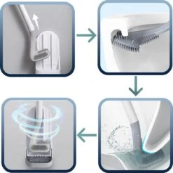 Bradey Toiletborstel Siliconen - WC Borstel Met Houder - Optimale Hygiëne - Golfclub-vorm - Komt In Alle Hoeken 20 Bradey Toiletborstel Siliconen - WC Borstel Met Houder - Optimale Hygiëne - Golfclub-vorm - Komt In Alle Hoeken -Badkamer Wijs 1200x1195 11