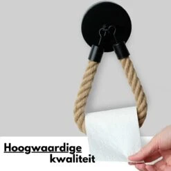 Pazzo Goods - Toiletpapierhouder - Zwart - Met Boren - Vintage - Wc Rolhouder Zwart - Wc-rolhouder Vintage - Wc-papierhouder - Wc-rolhouder -Badkamer Wijs 1200x1195 6