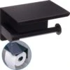 Sanics WC Rolhouder Zwart – Toiletrolhouder Zonder Boren – Met Plankje - Zelfklevend - RVS 2 Sanics WC Rolhouder Zwart – Toiletrolhouder Zonder Boren – Met Plankje - Zelfklevend - RVS -Badkamer Wijs 1200x1196 8