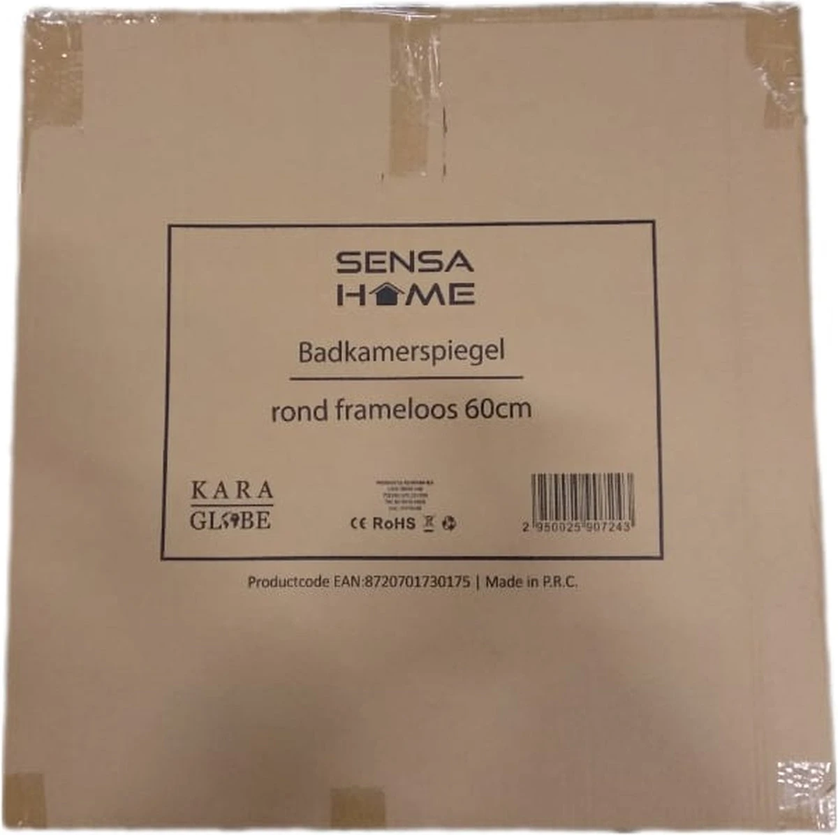 SensaHome - Ronde Badkamerspiegel Frameloos Met LED Verlichting - Wandspiegel - 60CM 12 SensaHome - Ronde Badkamerspiegel Frameloos Met LED Verlichting - Wandspiegel - 60CM - Afbeelding 10