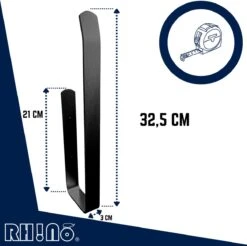 Reserverolhouder | Rh!no | WC-rolhouder | Zwart | Ophangen Zonder Boren Mogelijk| Toiletrolhouder | Plakstrip | 3 Rollen | Rh!no 10 Reserverolhouder | Rh!no | WC-rolhouder | Zwart | Ophangen Zonder Boren Mogelijk| Toiletrolhouder | Plakstrip | 3 Rollen | Rh!no -Badkamer Wijs 1200x1197 10