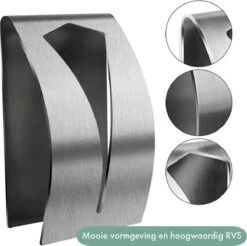 RVS Handdoekhouder 2 Stuks - Zelfklevend - Design Handdoek / Theedoek Klem - Handdoek Klem - Handdoek Haak 12 RVS Handdoekhouder 2 Stuks - Zelfklevend - Design Handdoek / Theedoek Klem - Handdoek Klem - Handdoek Haak -Badkamer Wijs 1200x1197 15