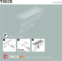 Tiger Carv - Toiletrolhouder Met Planchet - Zwart -Badkamer Wijs 1200x1197 20