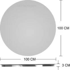 Merkloos Badkamerspiegel Met LED Verlichting En Verwarming - 3 LED-standen - Condensvrij - Dimbaar - 100 X 100 CM - Ronde Spiegel 11 Merkloos Badkamerspiegel Met LED Verlichting En Verwarming - 3 LED-standen - Condensvrij - Dimbaar - 100 X 100 CM - Ronde Spiegel -Badkamer Wijs 1200x1197 3