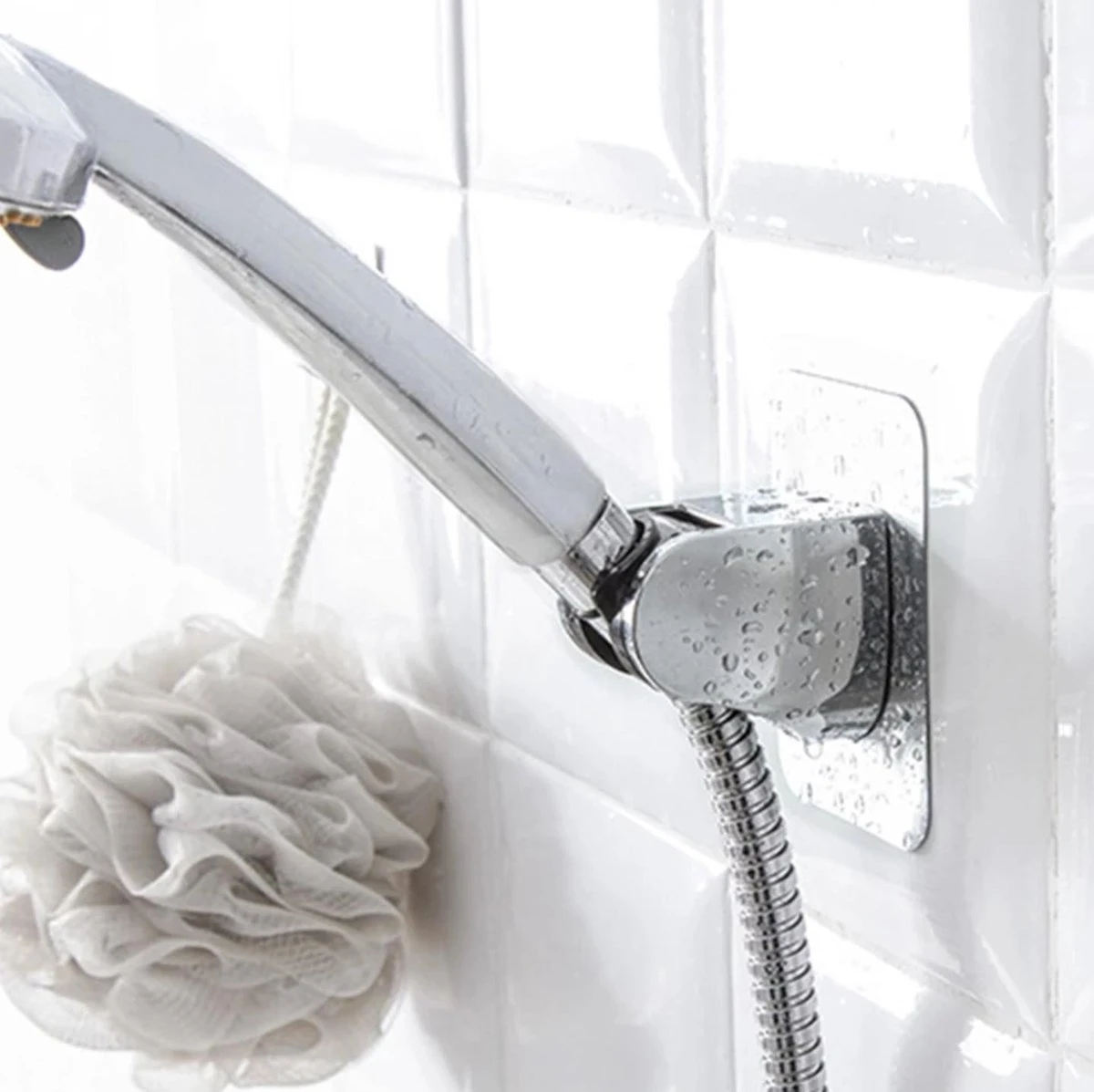 Merkloos Douchekophouder – Douchekop Houder – Handdouchehouder – Douchehouder - Zonder Boren – Verstelbaar - Zelfklevend - Met Haakje 8 Merkloos Douchekophouder – Douchekop Houder – Handdouchehouder – Douchehouder - Zonder Boren – Verstelbaar - Zelfklevend - Met Haakje - Afbeelding 6