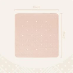 Douchemat Antislip Zalmkleur - 53 X 53 Cm - Antislipmat Douche - Badmat -Badkamer Wijs 1200x1197 40