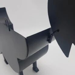 Merkloos Waal© Zwart Schaap Toiletrolhouder - Mat Zwart -Wc Rolhouder - Reserve Rolhouder - Toiletpapier - Vrij Staand - Muur Bevestiging -Badkamer Wijs 1200x1200 1005