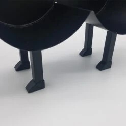 Merkloos Waal© Zwart Schaap Toiletrolhouder - Mat Zwart -Wc Rolhouder - Reserve Rolhouder - Toiletpapier - Vrij Staand - Muur Bevestiging -Badkamer Wijs 1200x1200 1006