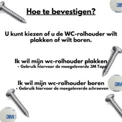 Pazzo Goods - Toiletpapierhouder - Zwart - Met Boren - Vintage - Wc Rolhouder Zwart - Wc-rolhouder Vintage - Wc-papierhouder - Wc-rolhouder -Badkamer Wijs 1200x1200 1034