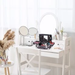 Relaxdays Make Up Koffer Met Spiegel - Zonder Inhoud - Met Slot - Cosmetica Koffer Dames 16 Relaxdays Make Up Koffer Met Spiegel - Zonder Inhoud - Met Slot - Cosmetica Koffer Dames -Badkamer Wijs 1200x1200 1061