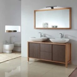 B.K.Licht - LED Spiegellamp - Zwart - Badkamerlamp - Spiegelverlichting - L:30cm - IP44 - 4.000K - 780 Lumen - 5W LED -Badkamer Wijs 1200x1200 107