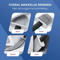 Roegaarden WC Borstel Met Houder – Toiletborstel – Siliconen – Vrijstaand En Hangend – Zwart 15 Roegaarden WC Borstel Met Houder – Toiletborstel – Siliconen – Vrijstaand En Hangend – Zwart -Badkamer Wijs 1200x1200 1115