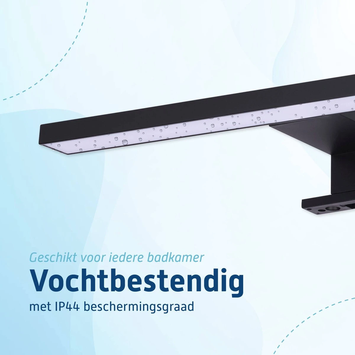 Saqu Fondi - Badkamerverlichting - Opbouwverlichting Voor Spiegel En Spiegelkast - Zwart - LED Lamp 5 Saqu Fondi - Badkamerverlichting - Opbouwverlichting Voor Spiegel En Spiegelkast - Zwart - LED Lamp - Afbeelding 3