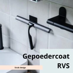 Douchewisser Met Ophanghaak En 2 Extra Strips - Raamwisser Voor Douche - Raamtrekker Zwart 19 Douchewisser Met Ophanghaak En 2 Extra Strips - Raamwisser Voor Douche - Raamtrekker Zwart -Badkamer Wijs 1200x1200 1143