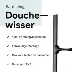 Douchewisser Met Ophanghaak En 2 Extra Strips - Raamwisser Voor Douche - Raamtrekker Zwart 22 Douchewisser Met Ophanghaak En 2 Extra Strips - Raamwisser Voor Douche - Raamtrekker Zwart -Badkamer Wijs 1200x1200 1146