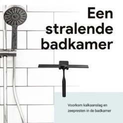 Douchewisser Met Ophanghaak En 2 Extra Strips - Raamwisser Voor Douche - Raamtrekker Zwart 23 Douchewisser Met Ophanghaak En 2 Extra Strips - Raamwisser Voor Douche - Raamtrekker Zwart -Badkamer Wijs 1200x1200 1147