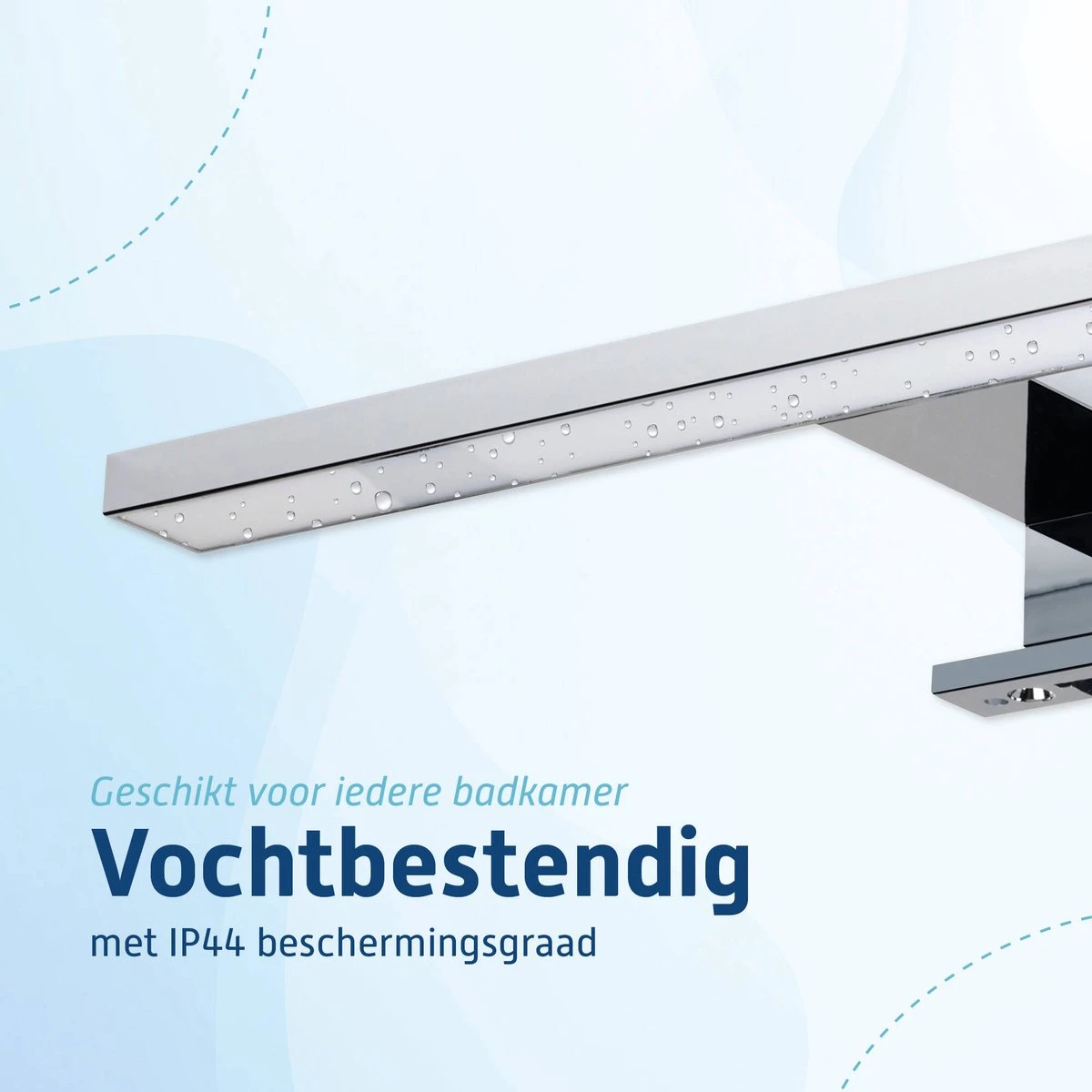 Saqu Fondi - Badkamerverlichting - Opbouwverlichting Voor Spiegel En Spiegelkast - Chroom - LED Lamp 7 Saqu Fondi - Badkamerverlichting - Opbouwverlichting Voor Spiegel En Spiegelkast - Chroom - LED Lamp - Afbeelding 5