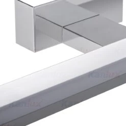 LED Spiegellamp Badkamer 40cm - 8W 4000K Helder Wit Licht - Chrome 9 LED Spiegellamp Badkamer 40cm - 8W 4000K Helder Wit Licht - Chrome -Badkamer Wijs 1200x1200 118