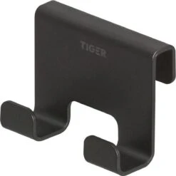 Tiger Caddy - Douchehaak - Glaspaneel Dikte 6-8 Mm - 3,5 X 7 X 5 Cm - Zwart -Badkamer Wijs 1200x1200 1196