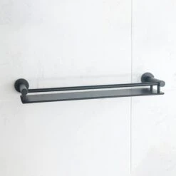 VDN Stainless Planchet - Planchet Badkamer - Wandplank - Zwart - RVS - Hangend -Badkamer Wijs 1200x1200 1219