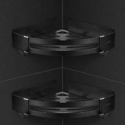 Doucherek Zonder Boren Badkamer Accessoires Zelfklevend | Douchemandje | Badrek | Douche Rek Zwart | Hoekrek Hangend | Blueplato® 11 Doucherek Zonder Boren Badkamer Accessoires Zelfklevend | Douchemandje | Badrek | Douche Rek Zwart | Hoekrek Hangend | Blueplato® -Badkamer Wijs 1200x1200 1235