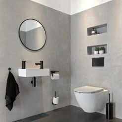 Tiger Noon Toiletborstel Met Houder Vrijstaand - Zwart -Badkamer Wijs 1200x1200 1248