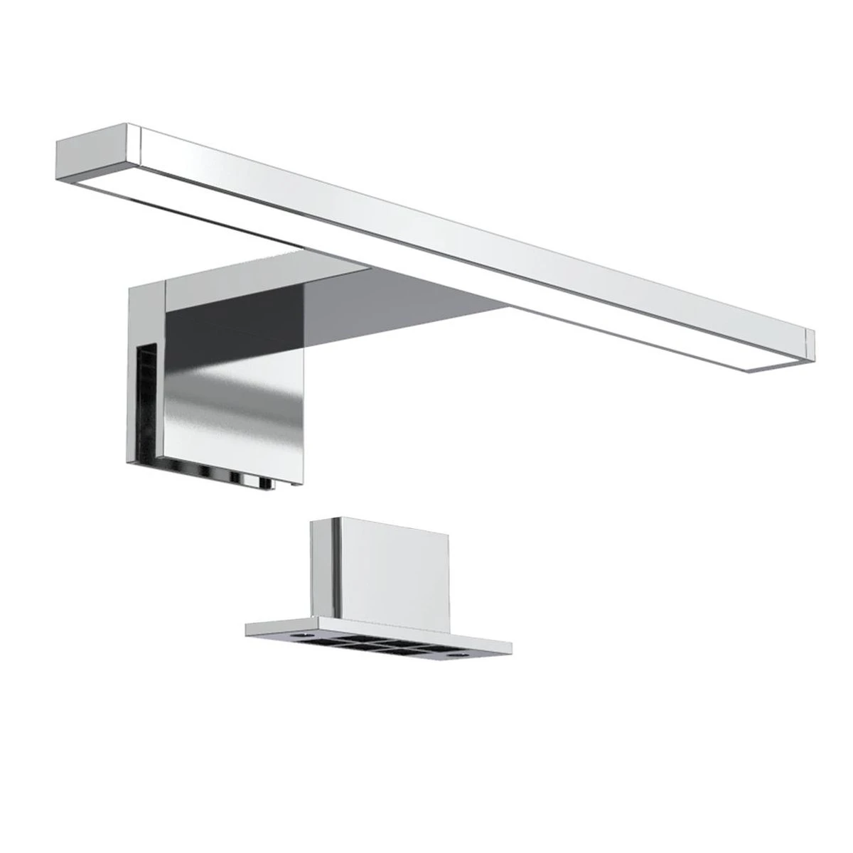 B.K.Licht - LED Spiegellamp - Chroom - Badkamerlamp - Spiegelverlichting - L:30cm - IP44 - 4.000K - 500 Lumen - 5W LED 10 B.K.Licht - LED Spiegellamp - Chroom - Badkamerlamp - Spiegelverlichting - L:30cm - IP44 - 4.000K - 500 Lumen - 5W LED - Afbeelding 8