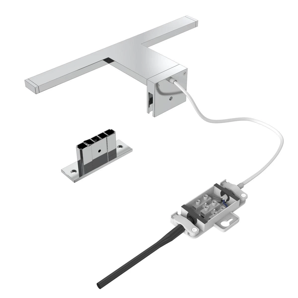 B.K.Licht - LED Spiegellamp - Chroom - Badkamerlamp - Spiegelverlichting - L:30cm - IP44 - 4.000K - 500 Lumen - 5W LED 11 B.K.Licht - LED Spiegellamp - Chroom - Badkamerlamp - Spiegelverlichting - L:30cm - IP44 - 4.000K - 500 Lumen - 5W LED - Afbeelding 9