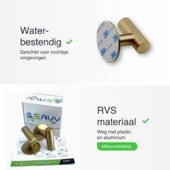 EAVY 2 Stuks Zelfklevende Handdoekhaakjes - Handdoekhouders - Plakhaakjes - Goud 14 EAVY 2 Stuks Zelfklevende Handdoekhaakjes - Handdoekhouders - Plakhaakjes - Goud -Badkamer Wijs 1200x1200 1290