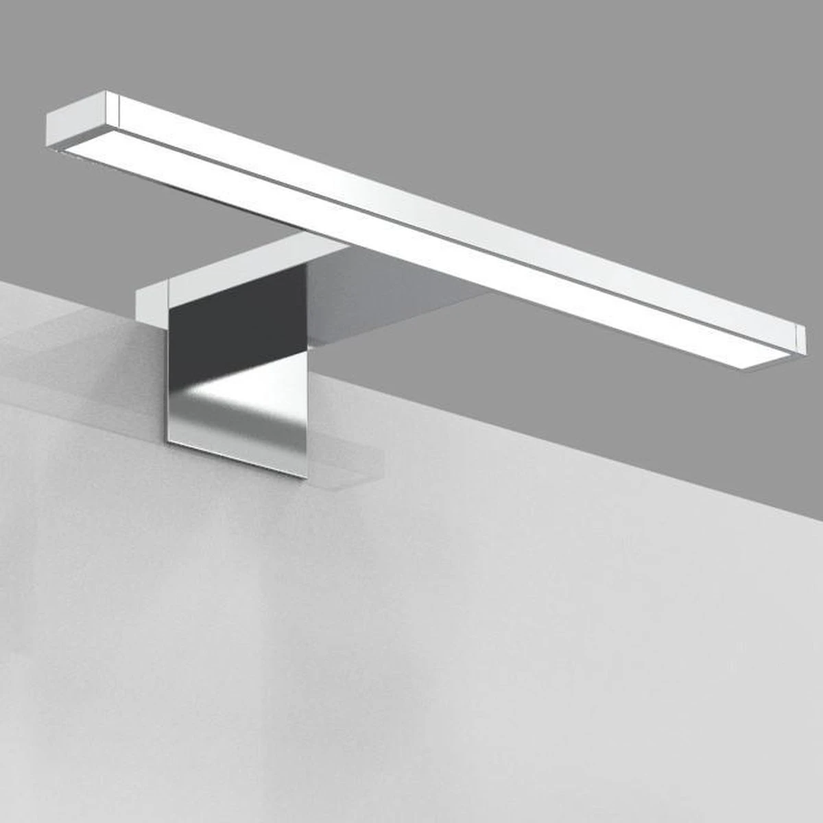 B.K.Licht - LED Spiegellamp - Chroom - Badkamerlamp - Spiegelverlichting - L:30cm - IP44 - 4.000K - 500 Lumen - 5W LED 12 B.K.Licht - LED Spiegellamp - Chroom - Badkamerlamp - Spiegelverlichting - L:30cm - IP44 - 4.000K - 500 Lumen - 5W LED - Afbeelding 10