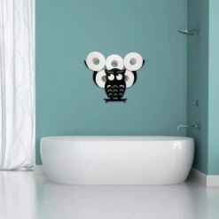 Sens Design Toiletrolhouder – Wc Rolhouder – Hangend - Uil -Badkamer Wijs 1200x1200 1307