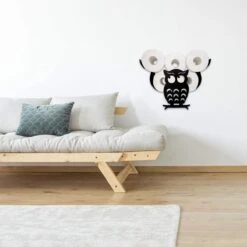 Sens Design Toiletrolhouder – Wc Rolhouder – Hangend - Uil -Badkamer Wijs 1200x1200 1309